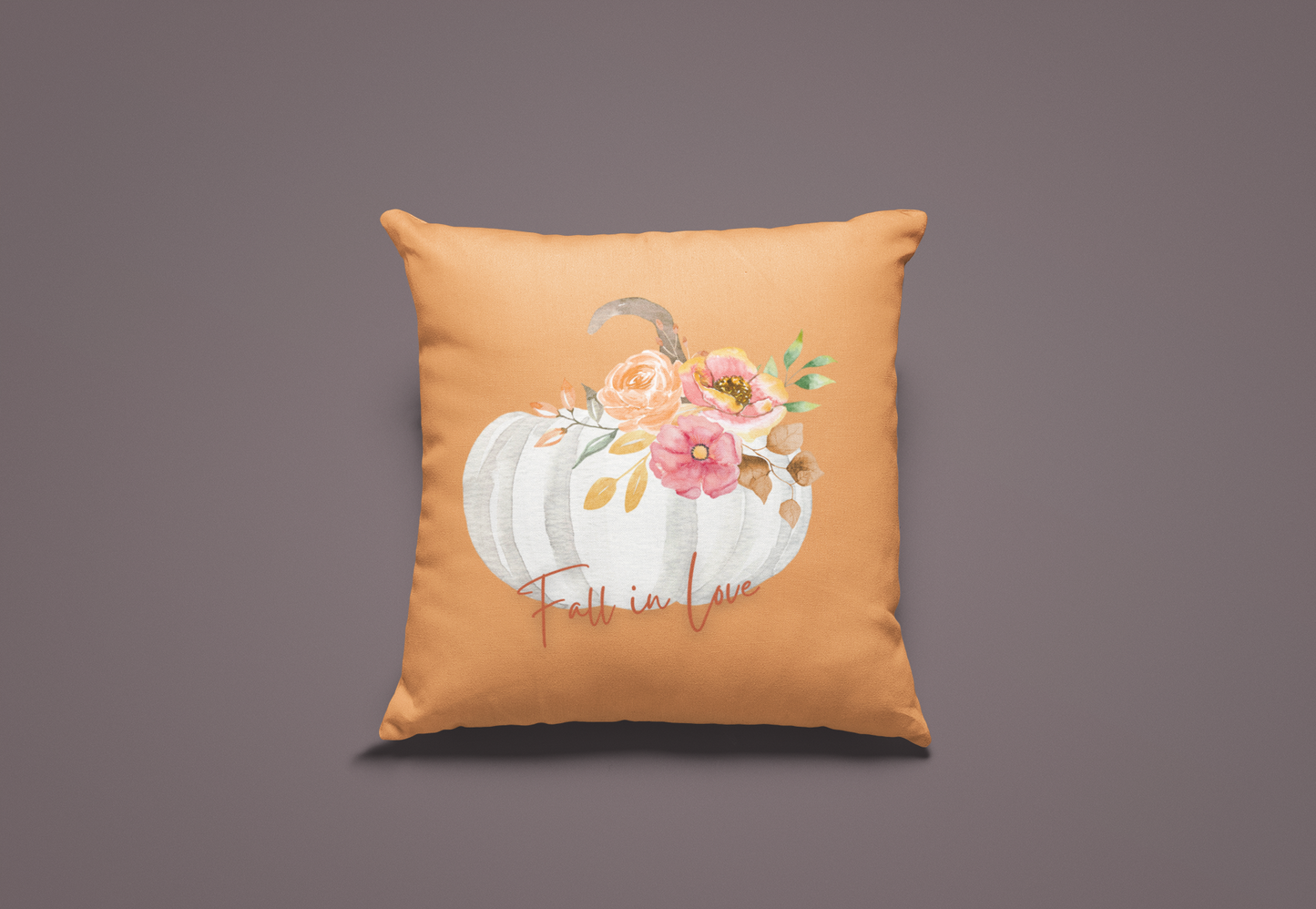 "Fall In Love" 12x12" Pillow Cover